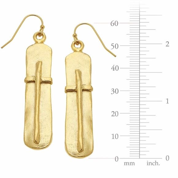 - Susan shaw cross earrings - Picture 3 of 3